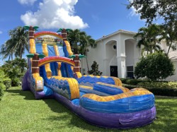 IMG 6365 1758333037 25ft Tiki Plunge Double Lane w/Splash Pool (S56)