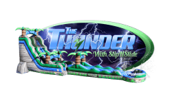 25ft THUNDER w/ slip n slide & pool (S21/21.5)